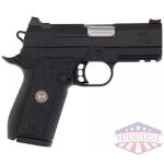 WILSON EDC X9 2.0 9MM 3.25" - LIGHT RAIL 15RD BLACK ARMOR