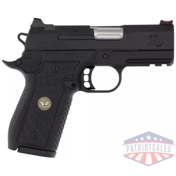 WILSON EDC X9 2.0 9MM 3.25" - LIGHT RAIL 15RD BLACK ARMOR