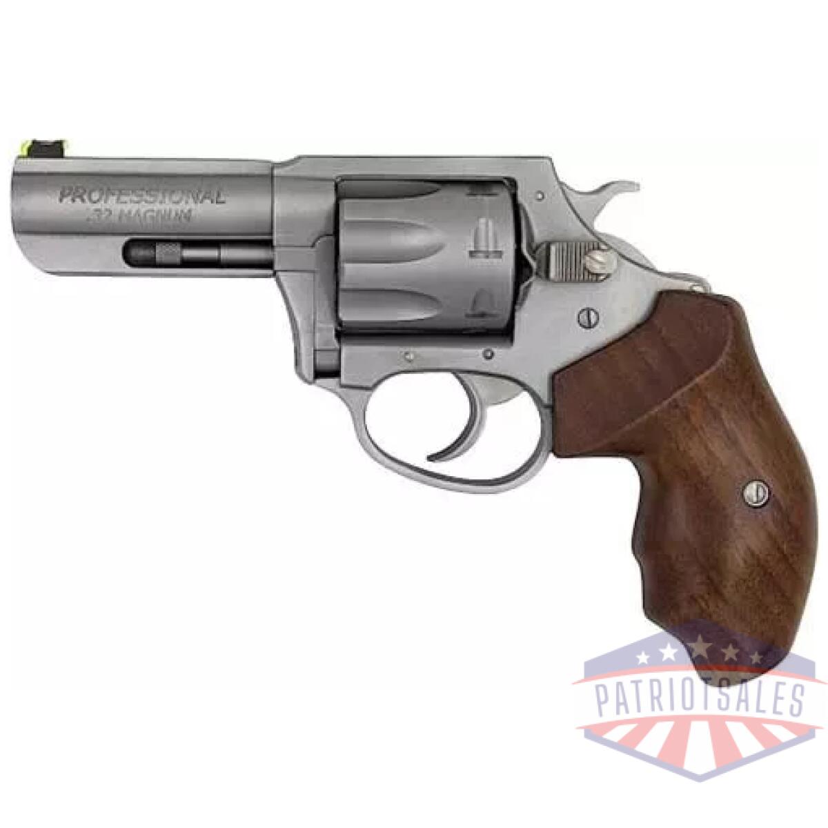 Charter arms professional iv - 32 h&r mag 3" s/s walnut - image 1
