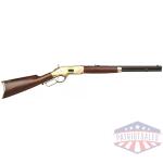 CIMARRON 1866 YELLOWBOY 44SP - 20" OCTAGON BRASS/BLUED WALNUT