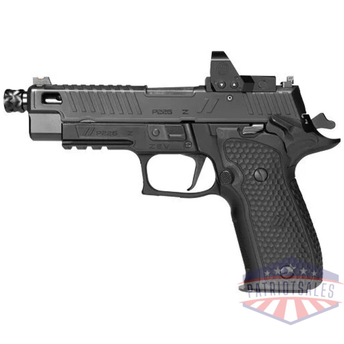Sig p226 zev 9mm sao 4. 9" - threaded (3)15rd romeo1pro g10 - image 1