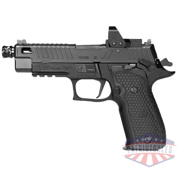 SIG P226 ZEV 9MM SAO 4.9" - THREADED (3)15RD ROMEO1PRO G10