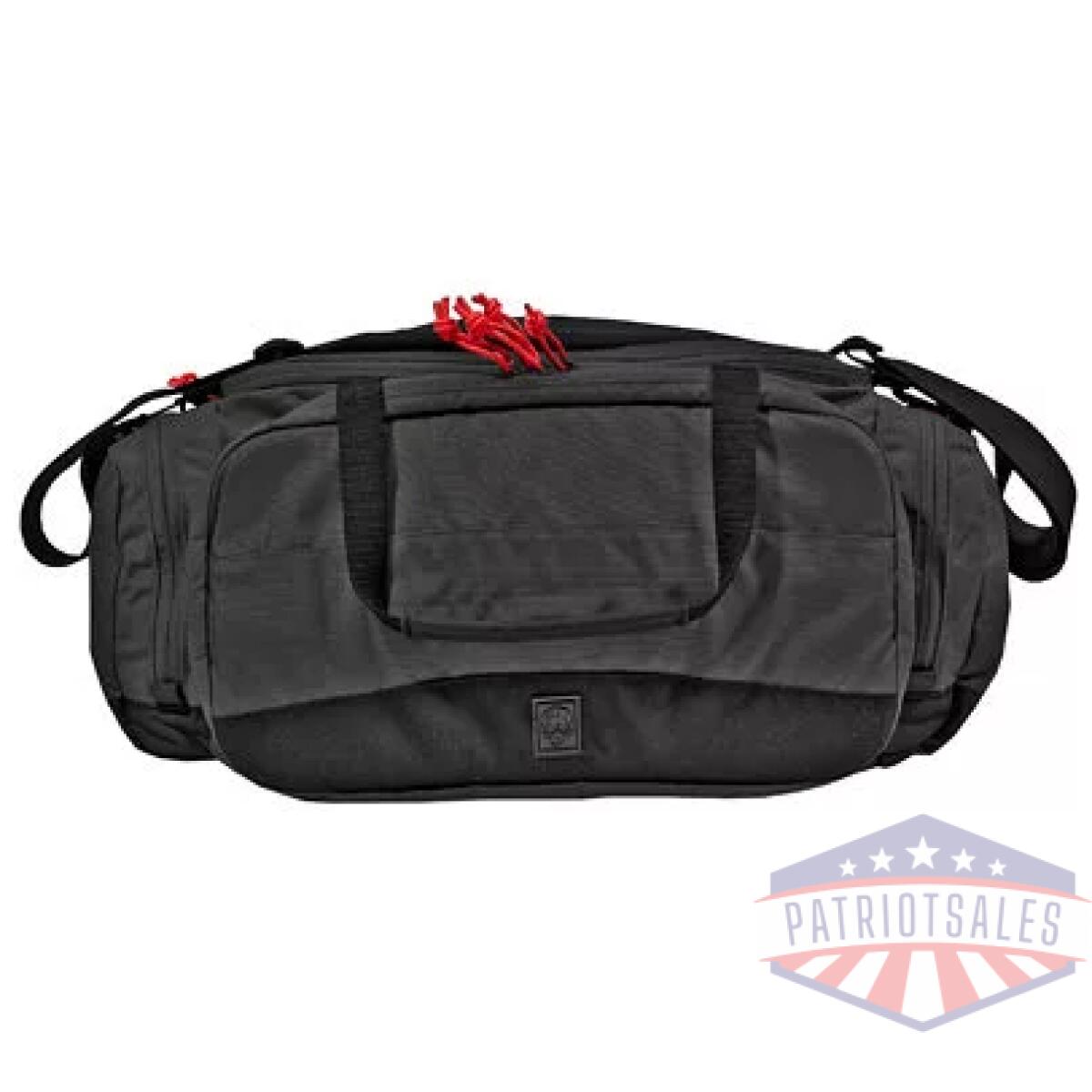 Ggg range bag black w/red zipper pul - image 1