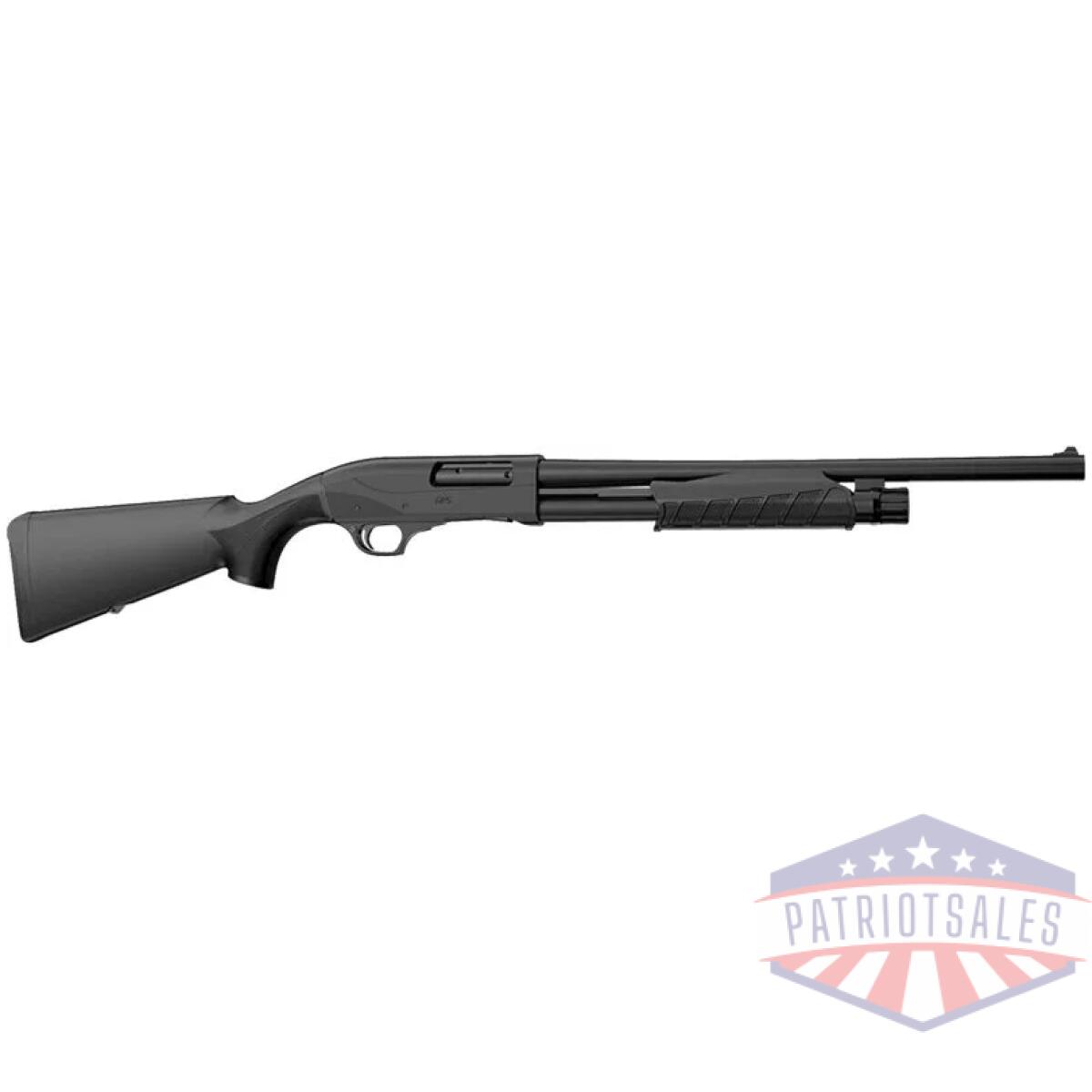 Retay usa gps tactical pump - 12ga 18" black synthetic - image 1