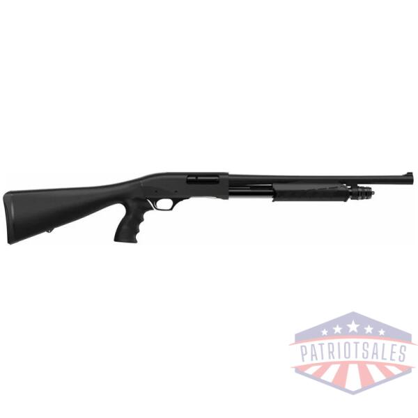 RETAY USA GPS TACTICAL PUMP - 12GA 18" PISTOL GRIP BLACK SYN
