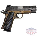 GLFA 1911 PISTOL 45ACP 4.25" - FS BLACK SLIDE BRONZE FRAME