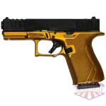 glfa 19 striker 9mm 4" 15 shot - blk slide galaxy copper frame