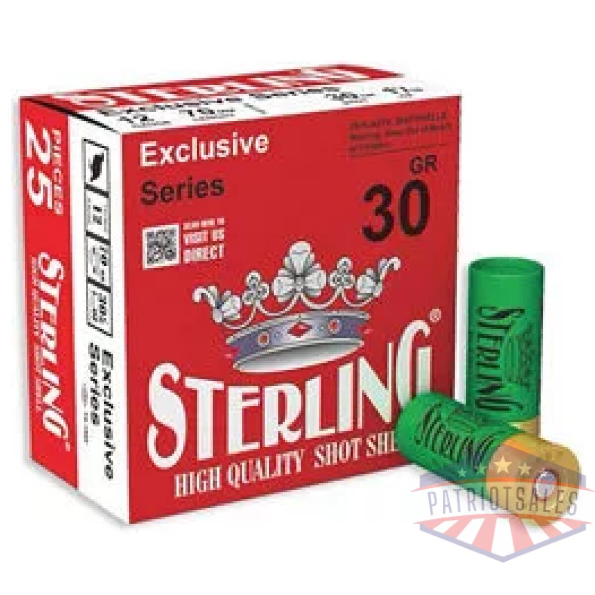 Sterling exclsv 12ga 2. 75" #8 25/250 - image 1