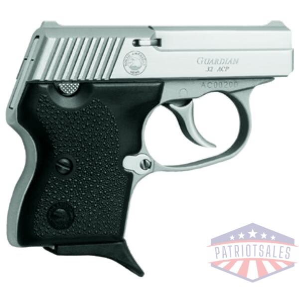 NAA GUARDIAN 32ACP 6+1 SHOT - SS/POLYMER SILVER BLACK SYN