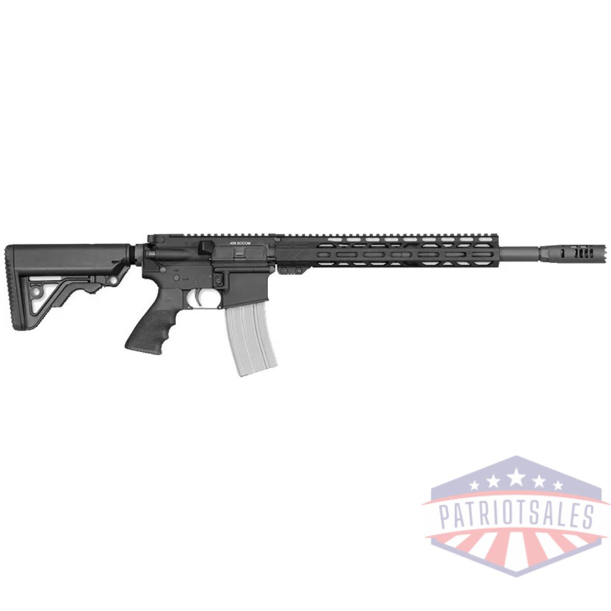 Rra clb carbine rifle. 458 - socom 16" 6-position stk blk - image 1