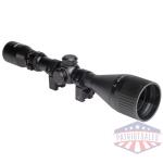 HATSAN OPTIMA 3-12X50 AO - AIRGUN SCOPE W/RINGS & CAPS
