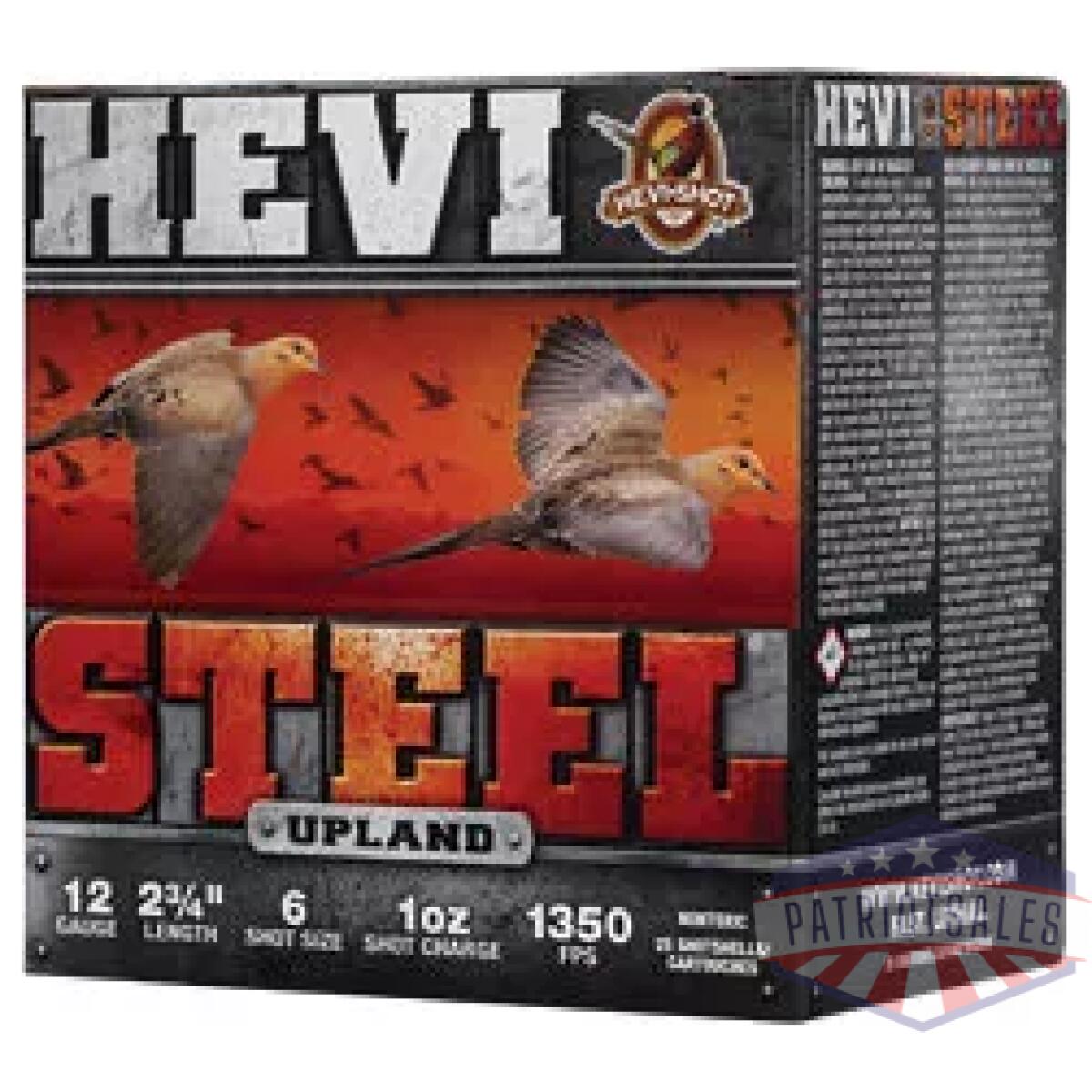 Hevi stl uplnd 12ga 2. 75" #6 25/250 - image 1