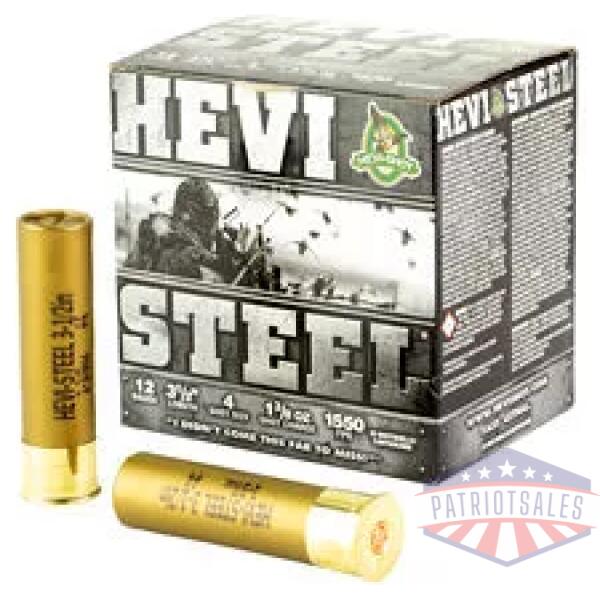 HEVI STEEL 12GA 3.5" #4 25/250