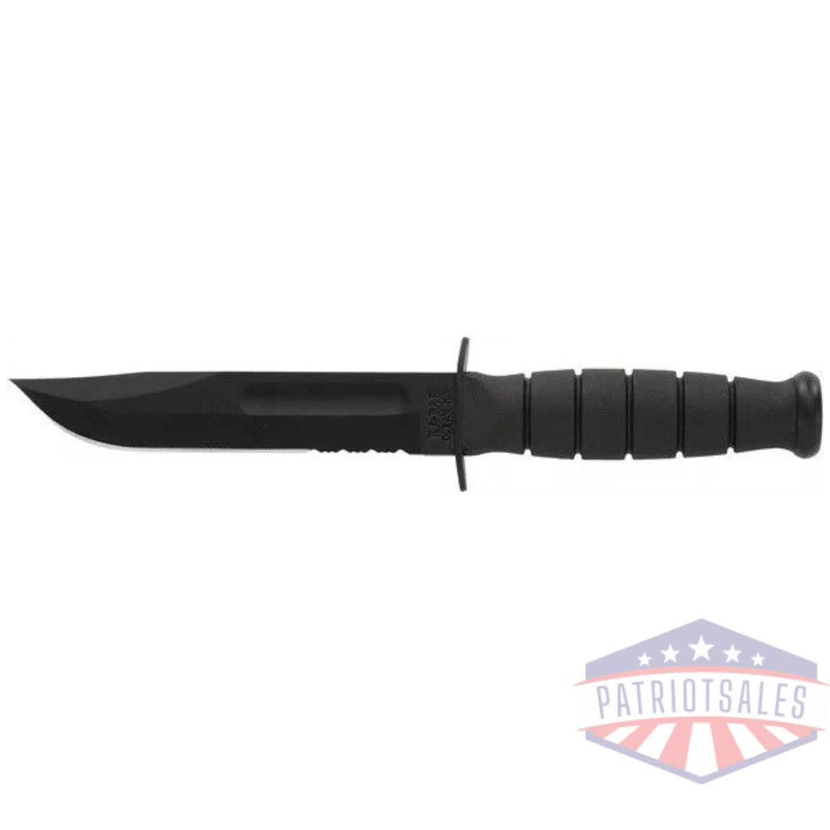 Ka-bar short ka-bar - 5. 25" serr w/plastic sheath - image 1