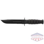 KA-BAR SHORT KA-BAR - 5.25" SERR W/PLASTIC SHEATH