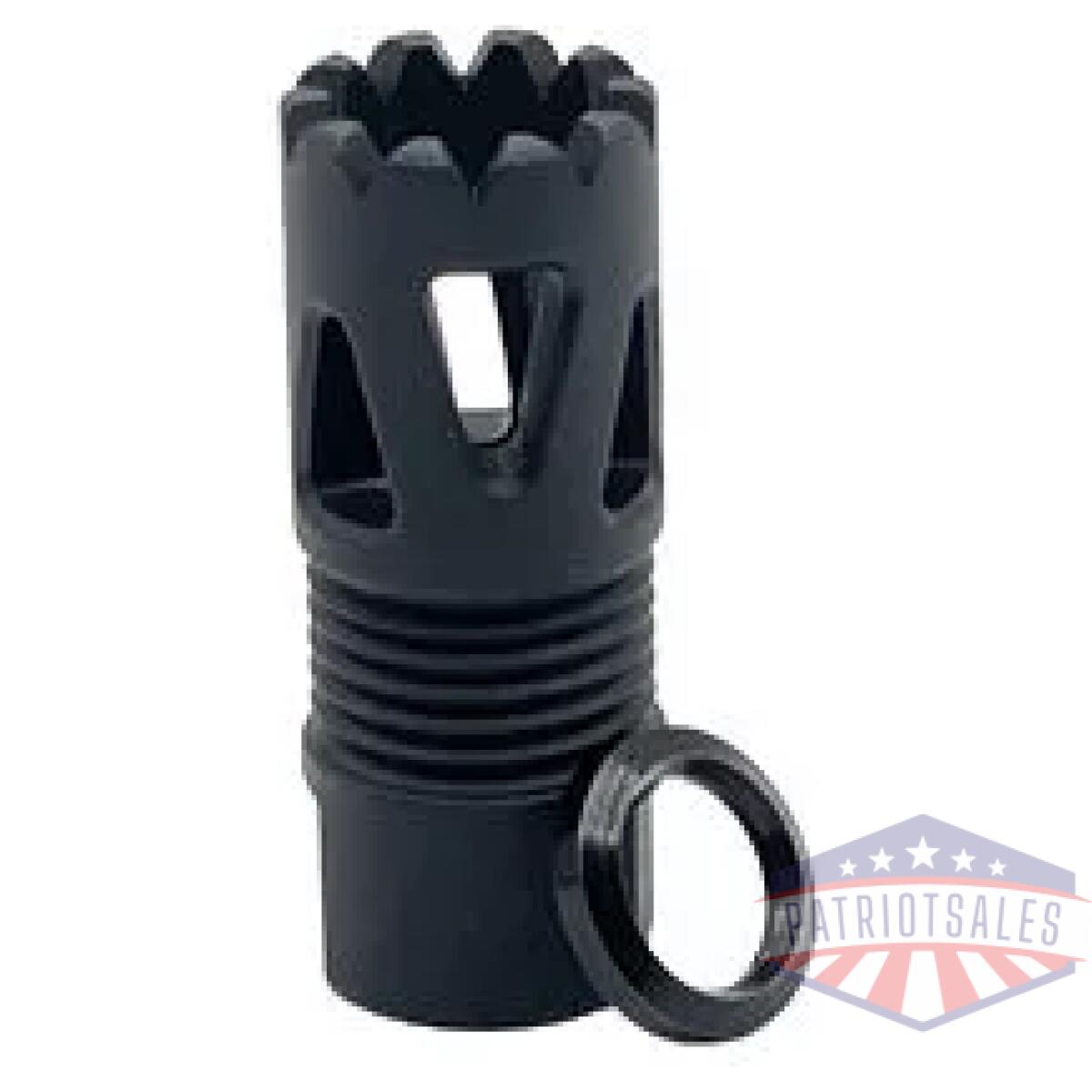 Lbe flash hider tri-ports 1/2x28 blk - image 1