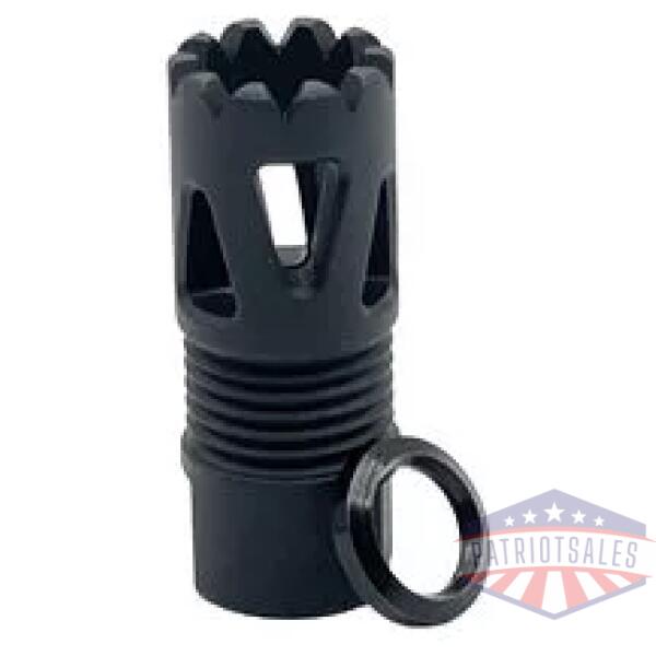 LBE FLASH HIDER TRI-PORTS 1/2X28 BLK