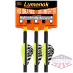 LUMENOK XBOW ARROW 20" CARBON - HD ORANGE CRESCENT NOCK 3PK - Image 2