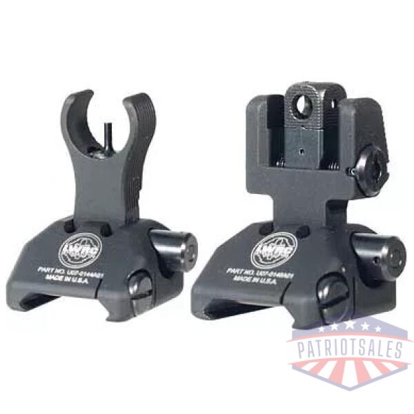 LWRC SKIRMISH FRONT/REAR SIGHT BLK
