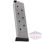 METALFORM MAGAZINE 1911 GOVT. - 45ACP 8RD S/S REMOVABLE BASE