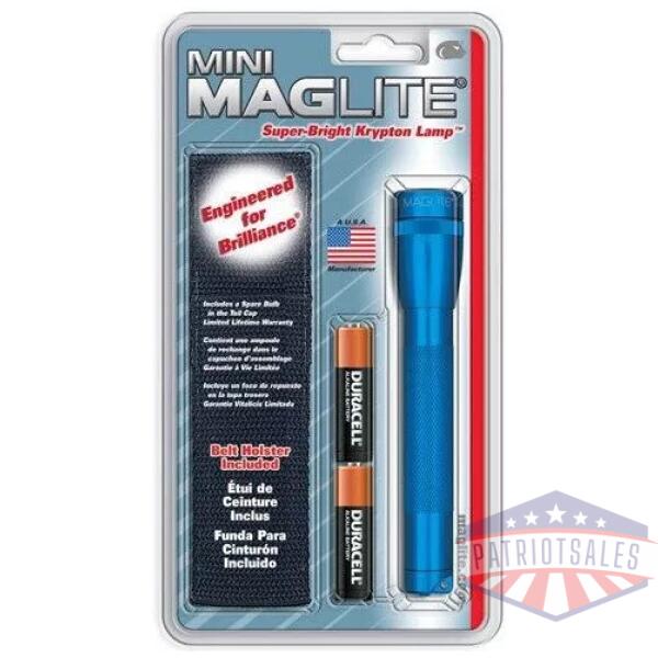 M2A Mini Mag 2 AA-Cell Incandescent Flashlight w/Holster