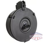 IVER JOHNSON MAGAZINE AK47 - 100RD BLACK METAL