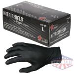 Black 6 Mil Texture Nitrile PF Disp