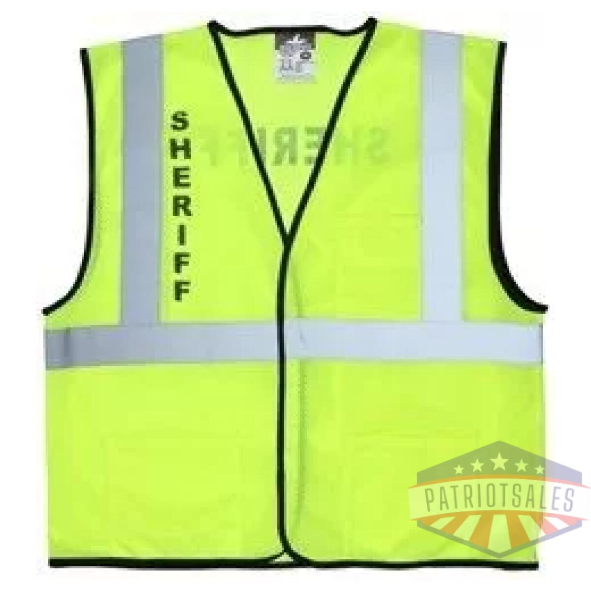 Hi vis reflective lime safety vest - image 1