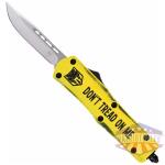 COBRATEC MEDIUM FS3 OTF DON'T - TREAD ON ME 3" DROP POINT