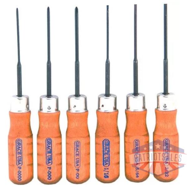GRACE USA SCREWDRIVER SET - MICRO SET OF 6