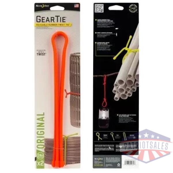 Gear Tie Reusable Rubber Twist Tie