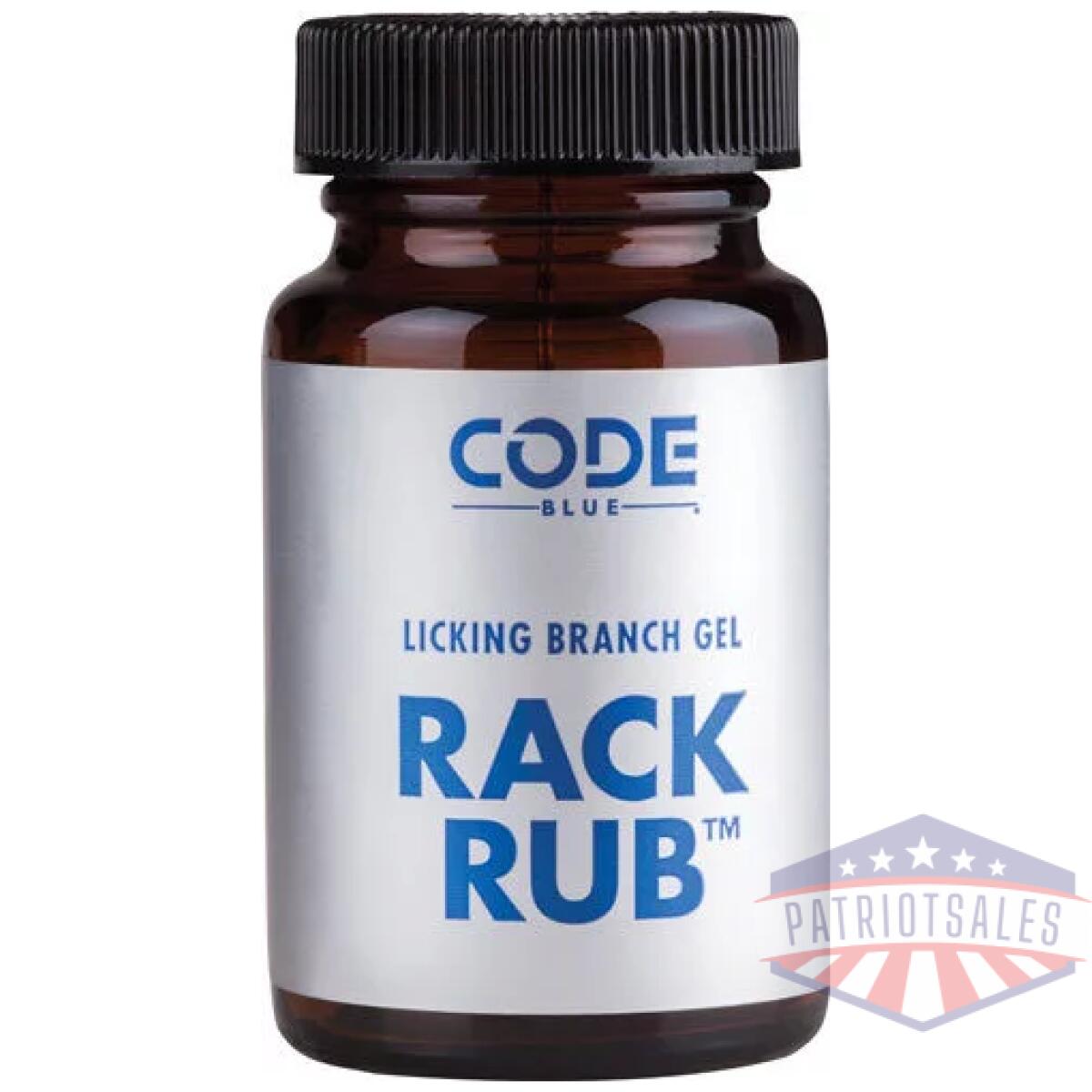 Code blue deer lure rack - rub licking branch gel 2oz. - image 1