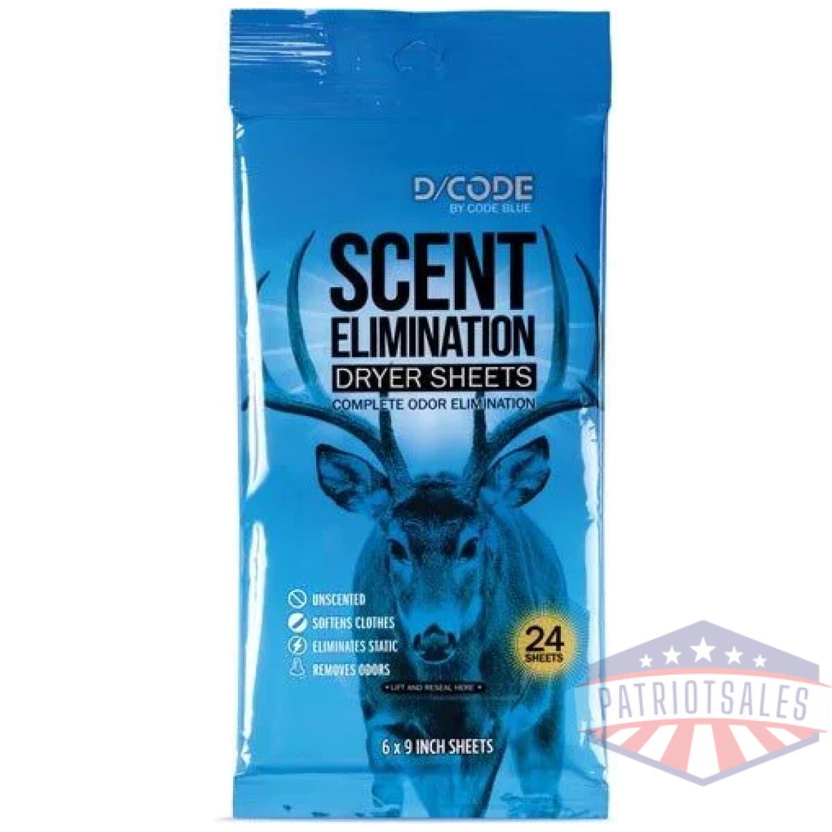 D-code dryer sheets 24-pack - image 1