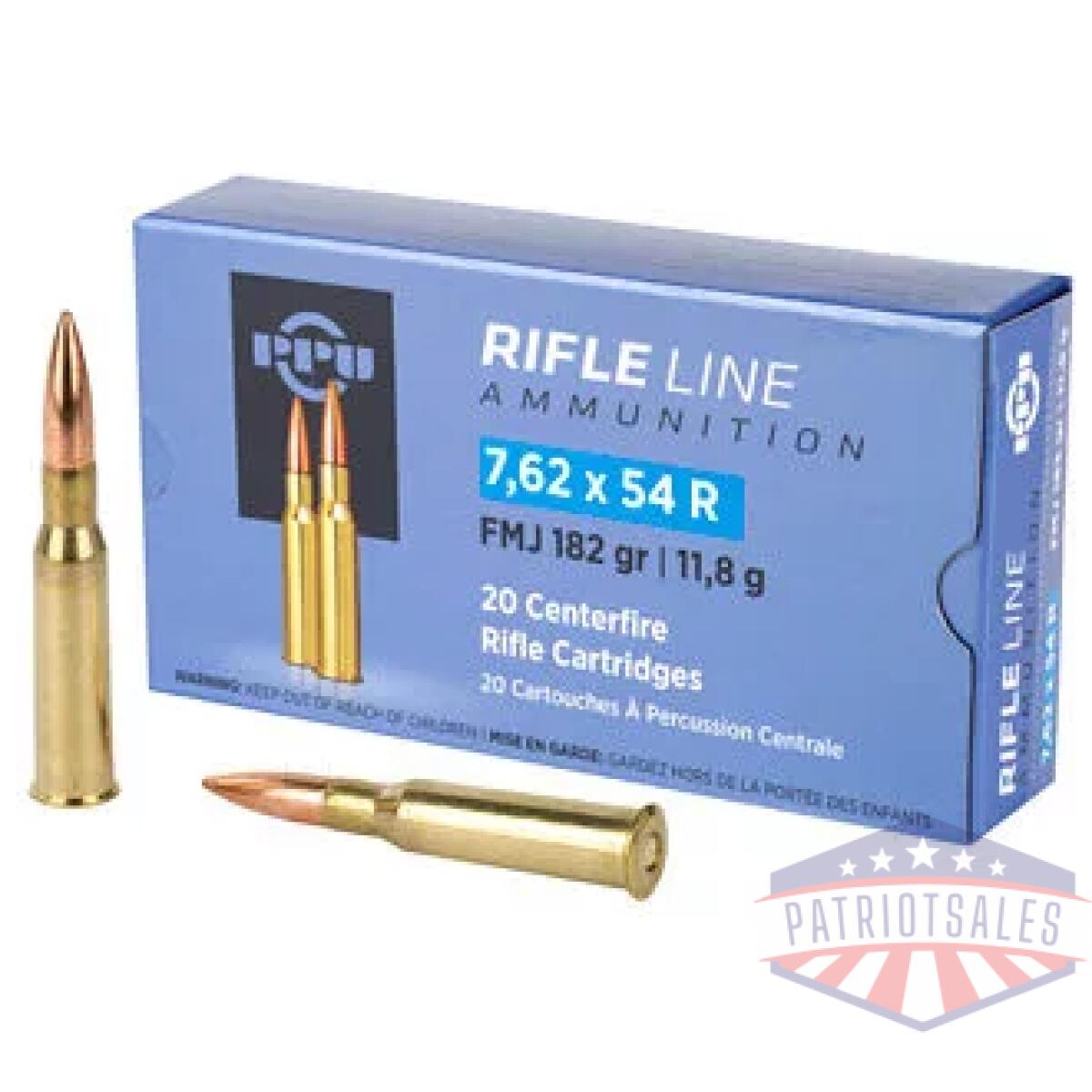 Ppu 7. 62x54r fmj 182gr 20/200 - image 1