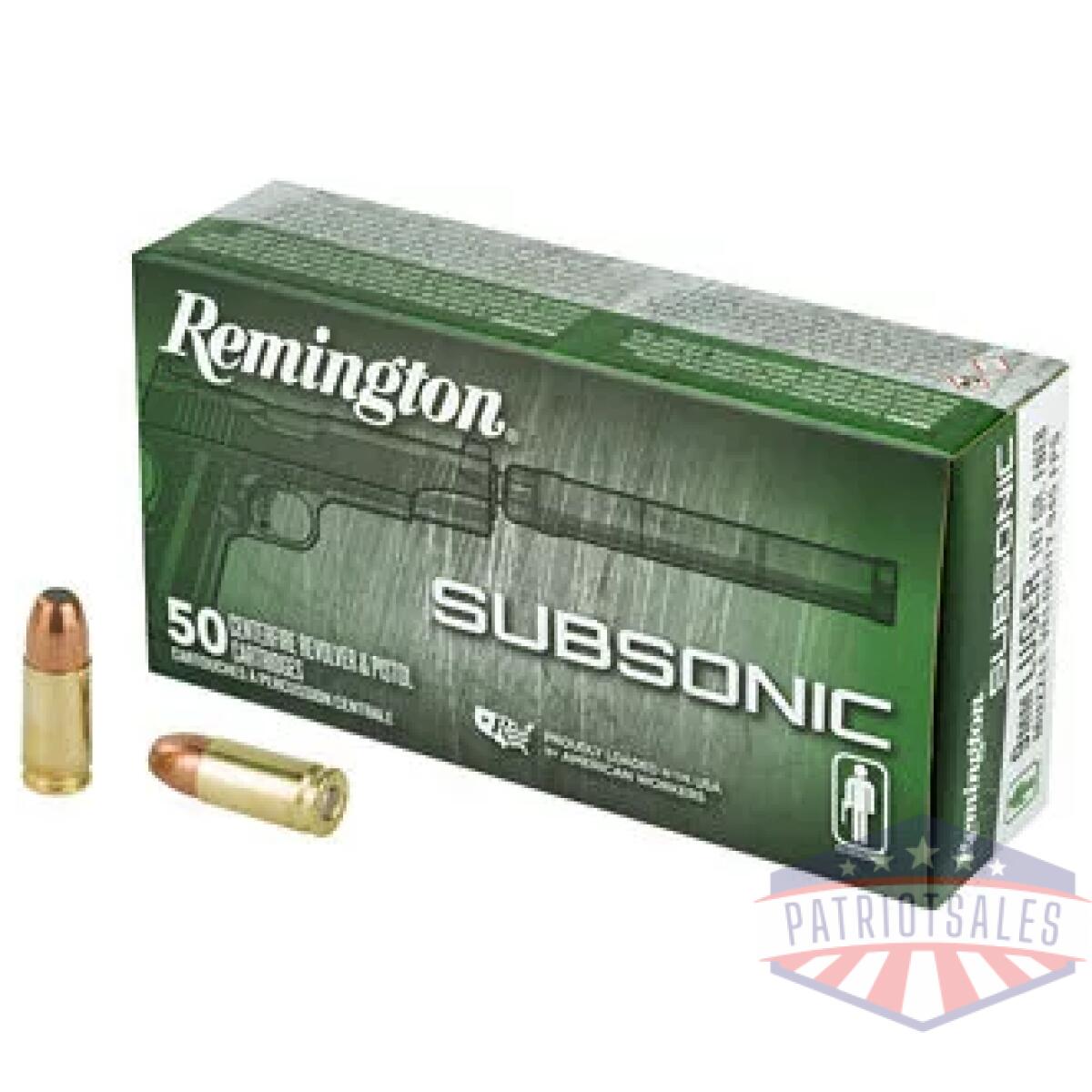 Rem subsonic 9mm 147gr 50/500 - image 1