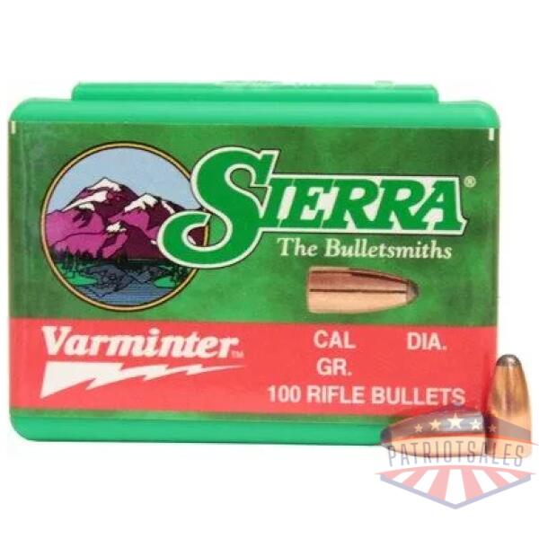 SIERRA BULLETS .22CAL .224 - 40GR SP 100CT