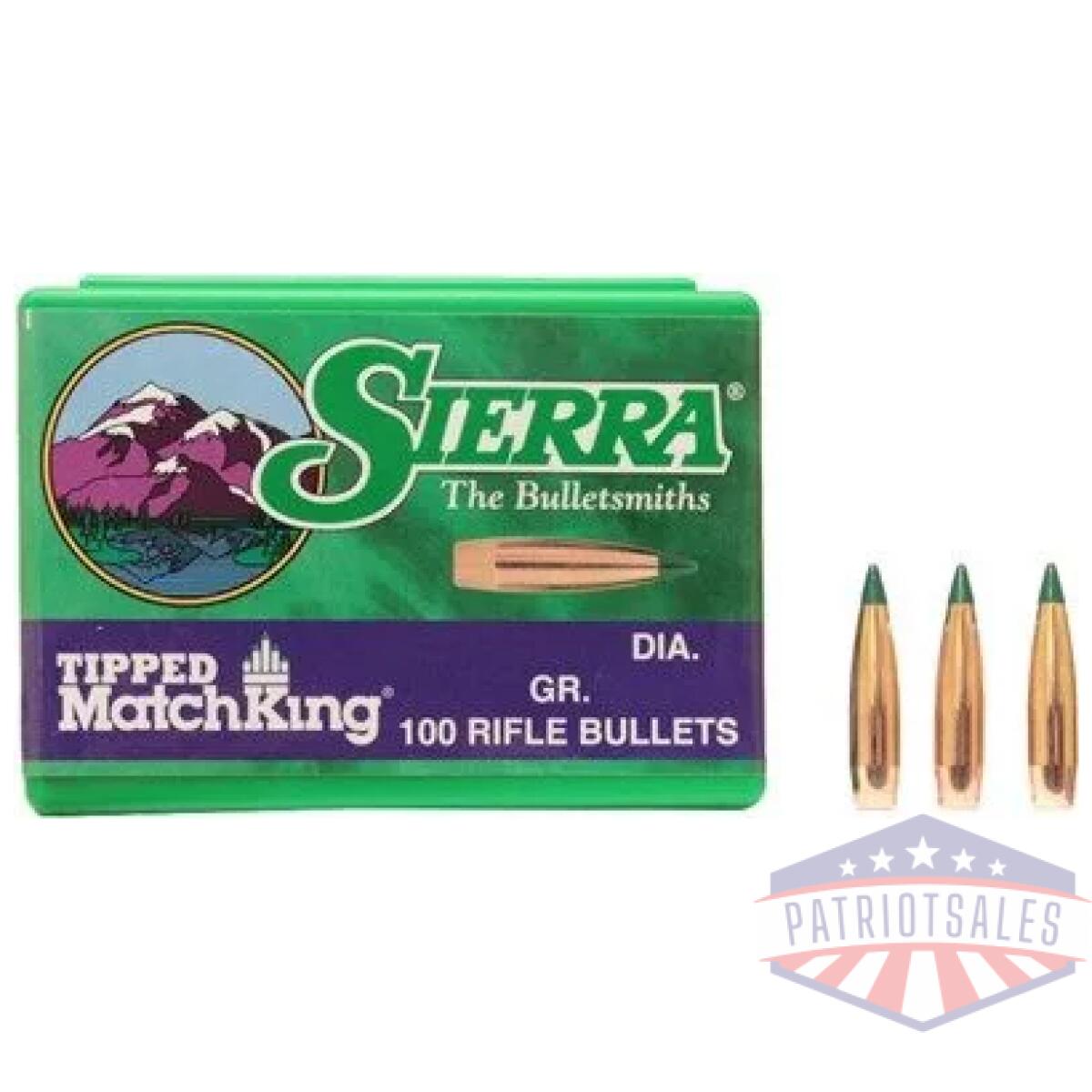 Sierra bullets 6mm. 243 - 95gr match tmk 100ct - image 1