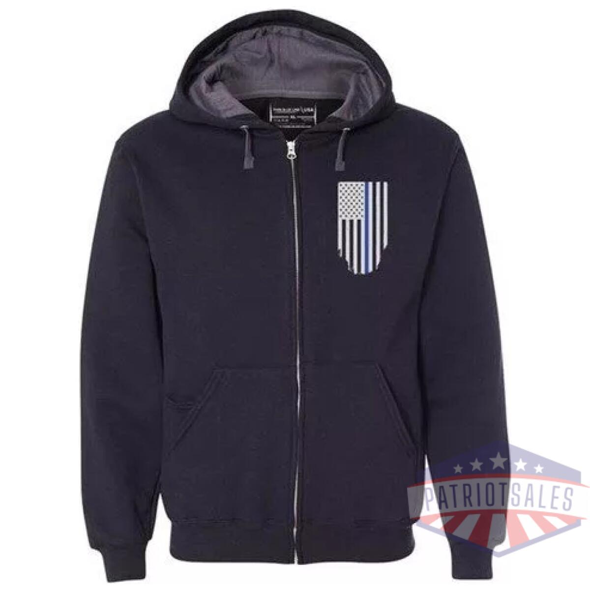 Zip up - honor/respect, thin blue line - image 1