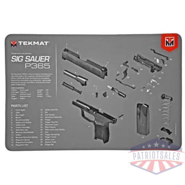TEKMAT PISTOL MAT SIG P365