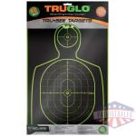 TRUGLO TRU-SEE REACTIVE TARGET - HANDGUNNER 12" X 18" 12-PACK