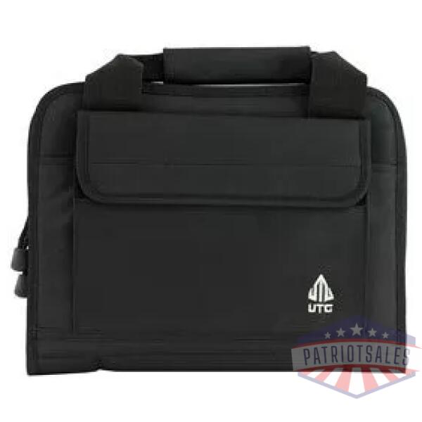 UTG DELUXE DOUBLE PISTOL CASE BLK