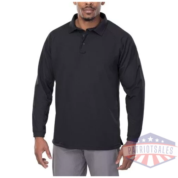 Vertx Coldblack Men's Long Sleeve Polo
