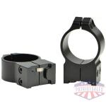 WARNE RINGS 30MM RUGER HIGH - NO.1/MINI14/BLACKHAWK MATTE
