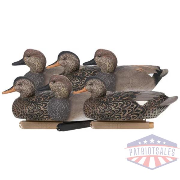 ZINK FLOATER DECOYS GADWALL - 6 PACK
