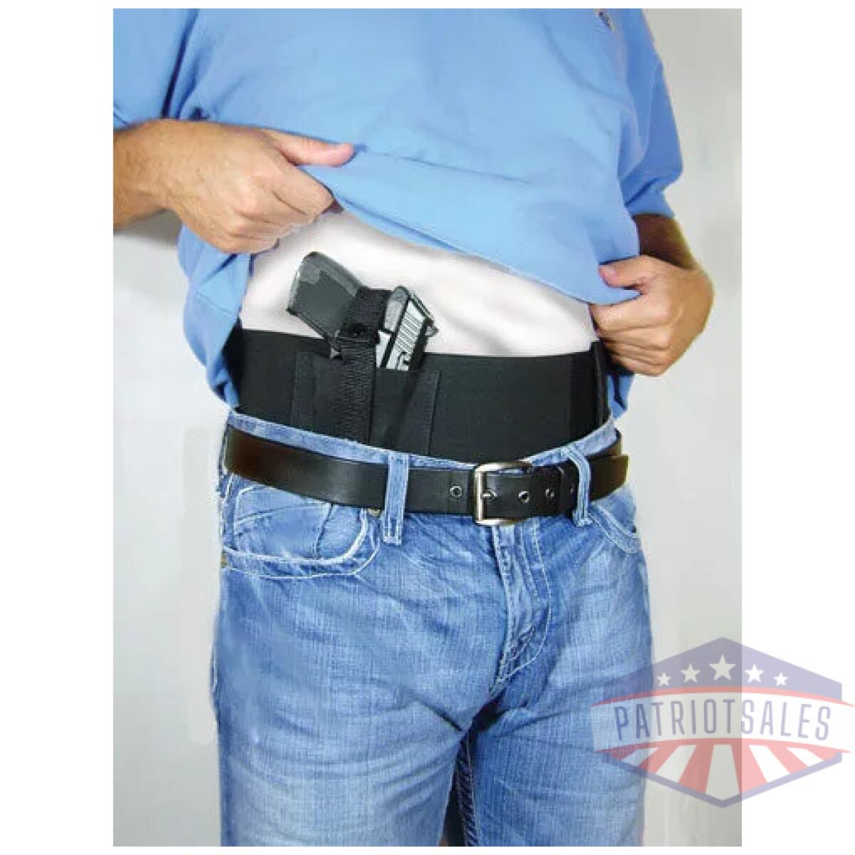 Psp concealed carry belly-band - waist 28 to 34" rh/lh black - image 2
