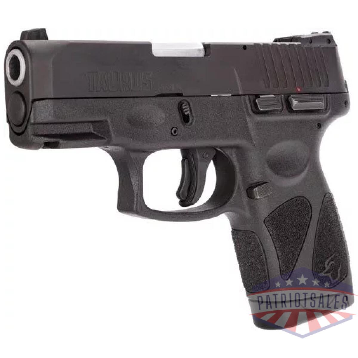 Taurus g2s slim 9mm 7-shot - 3-dot adj. Matte black polymer - image 3
