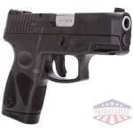 TAURUS G2S SLIM 9MM 7-SHOT - 3-DOT ADJ. MATTE BLACK POLYMER - Image 4