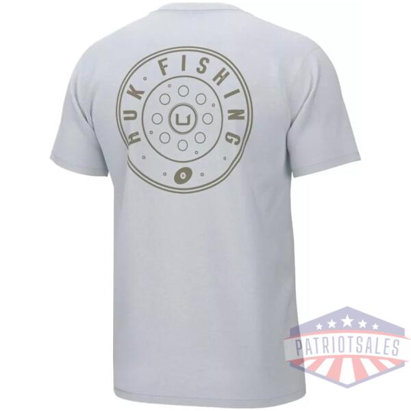 Huk Reel On Short Sleeve Shirt White S