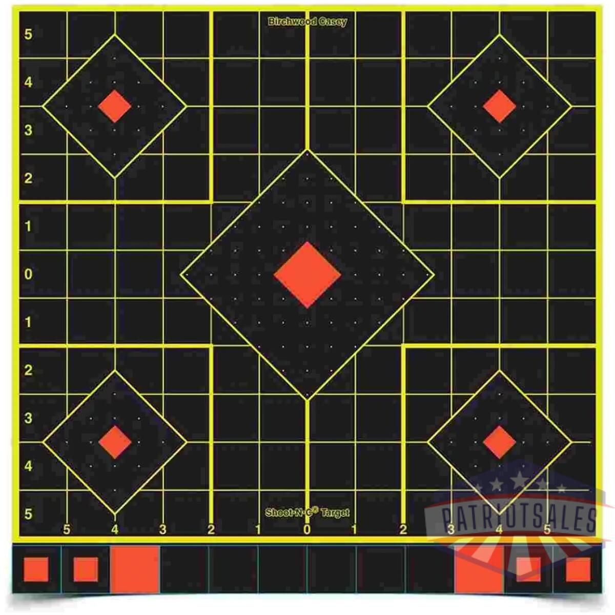 Birchwood casey shoot-n-c sight in targets 12" 100/ct - image 1
