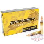Berger Tactical Rifle Ammunition .223 Rem 77gr OTM 2750 fps 20/ct